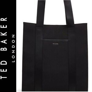 Ted Baker London Deptford Leather Tote Bag- Black